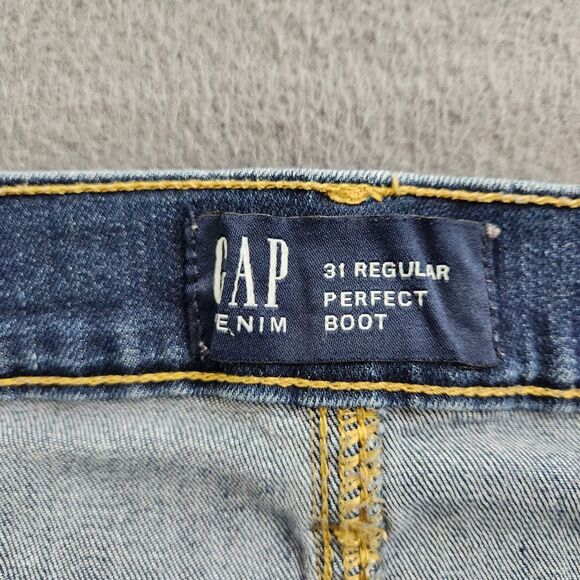 GAP Denim Women 31 Mid Rise Perfect Boot Jeans - Picture 6 of 11